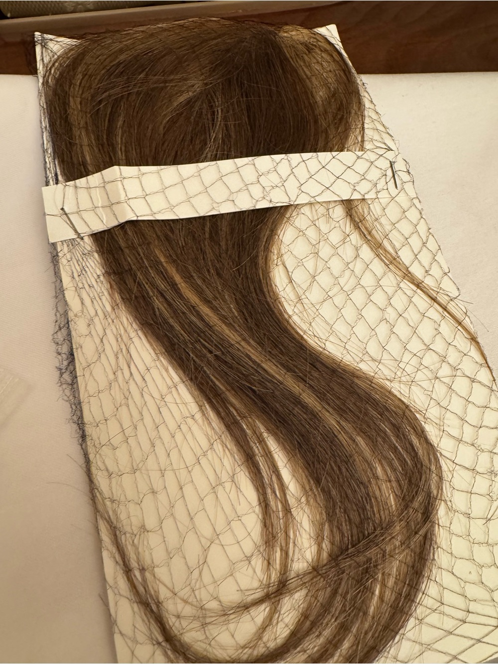 Real Human Hair.Brown Clip-In Hair Extension